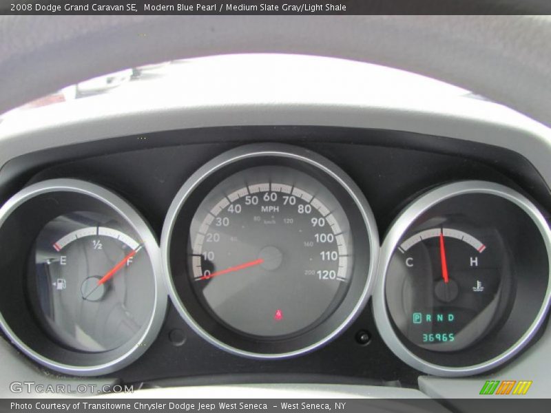 Modern Blue Pearl / Medium Slate Gray/Light Shale 2008 Dodge Grand Caravan SE
