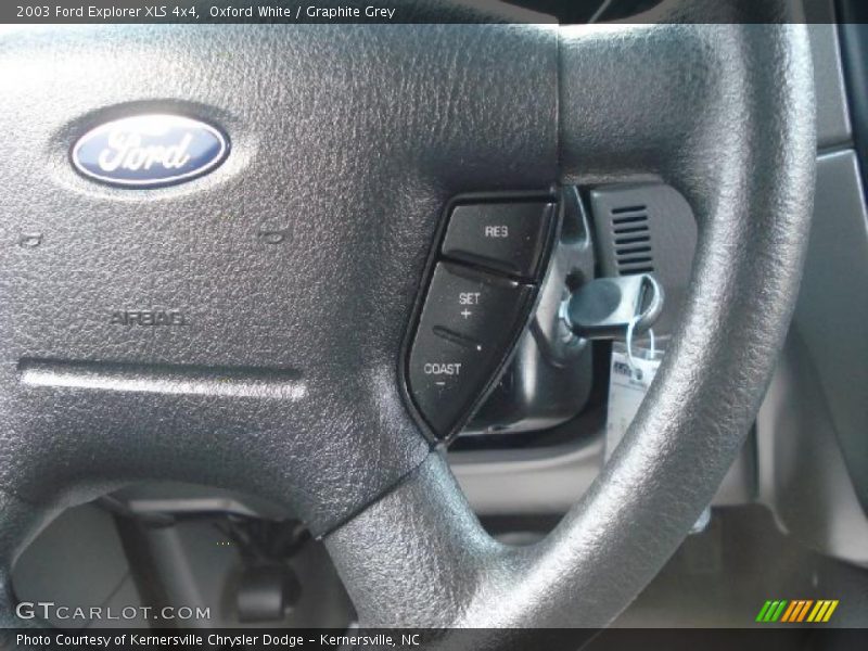 Oxford White / Graphite Grey 2003 Ford Explorer XLS 4x4