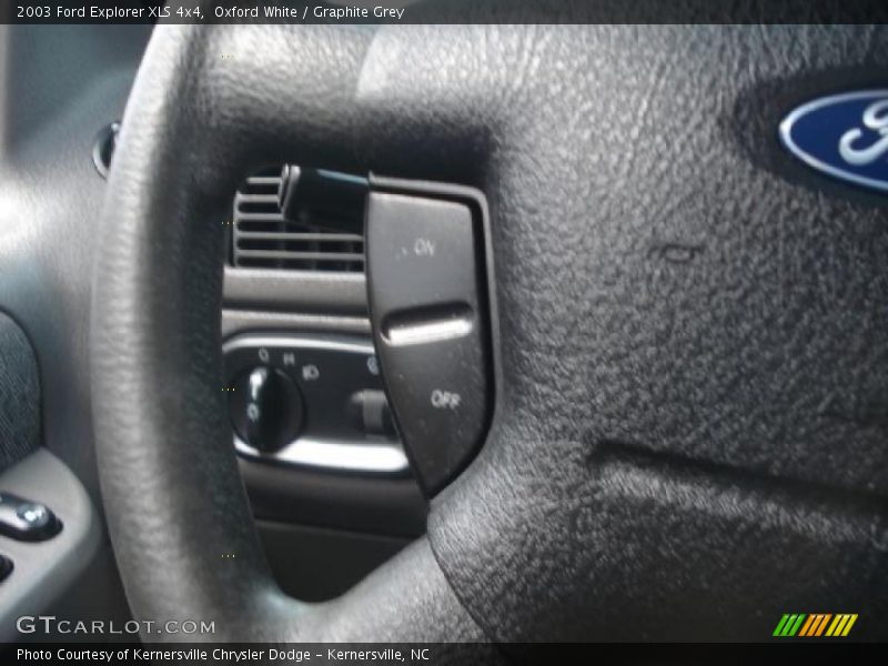 Oxford White / Graphite Grey 2003 Ford Explorer XLS 4x4