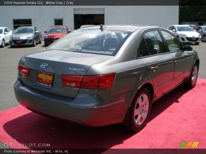 Willow Gray / Gray 2009 Hyundai Sonata GLS