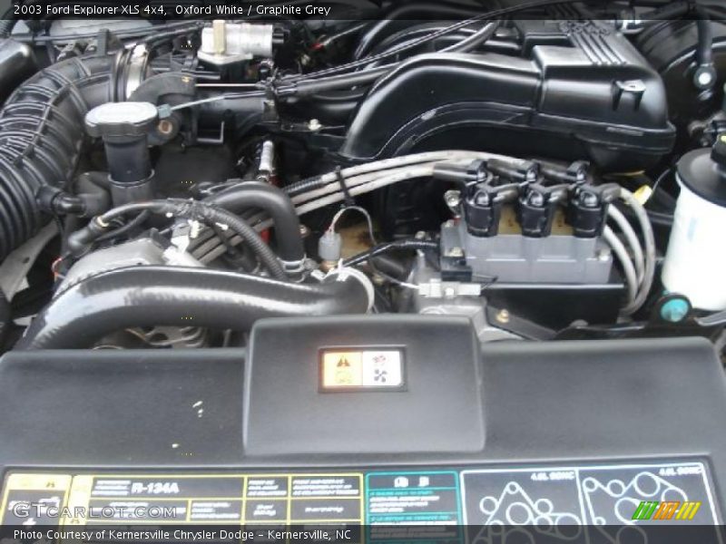 Oxford White / Graphite Grey 2003 Ford Explorer XLS 4x4