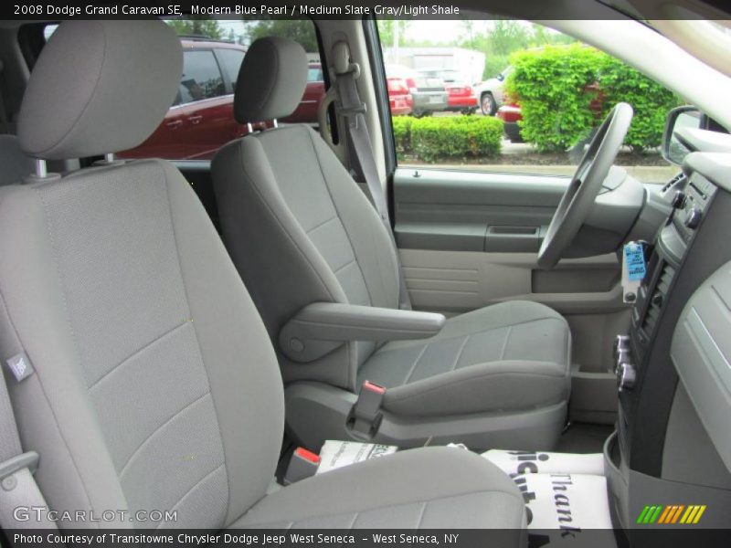 Modern Blue Pearl / Medium Slate Gray/Light Shale 2008 Dodge Grand Caravan SE