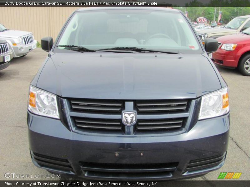 Modern Blue Pearl / Medium Slate Gray/Light Shale 2008 Dodge Grand Caravan SE