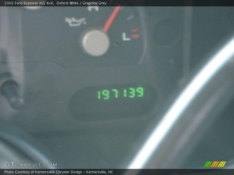 Oxford White / Graphite Grey 2003 Ford Explorer XLS 4x4