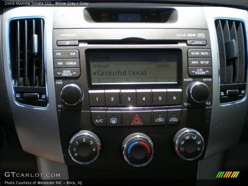 Willow Gray / Gray 2009 Hyundai Sonata GLS