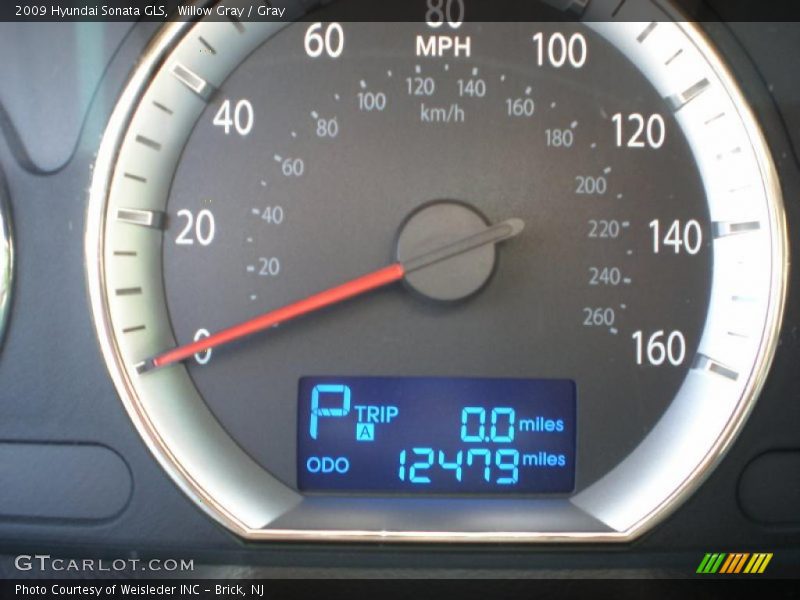 Willow Gray / Gray 2009 Hyundai Sonata GLS
