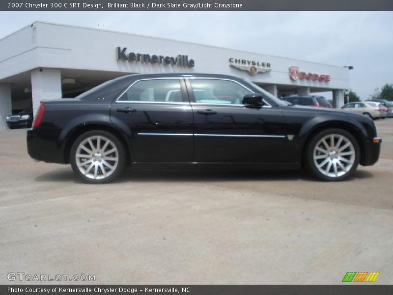 Brilliant Black / Dark Slate Gray/Light Graystone 2007 Chrysler 300 C SRT Design