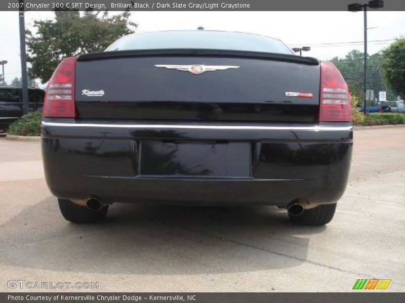 Brilliant Black / Dark Slate Gray/Light Graystone 2007 Chrysler 300 C SRT Design