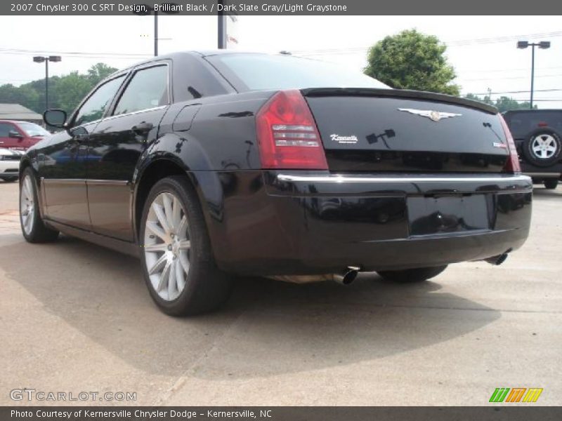Brilliant Black / Dark Slate Gray/Light Graystone 2007 Chrysler 300 C SRT Design