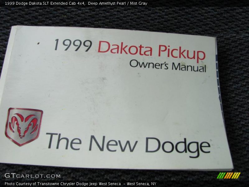 Deep Amethyst Pearl / Mist Gray 1999 Dodge Dakota SLT Extended Cab 4x4