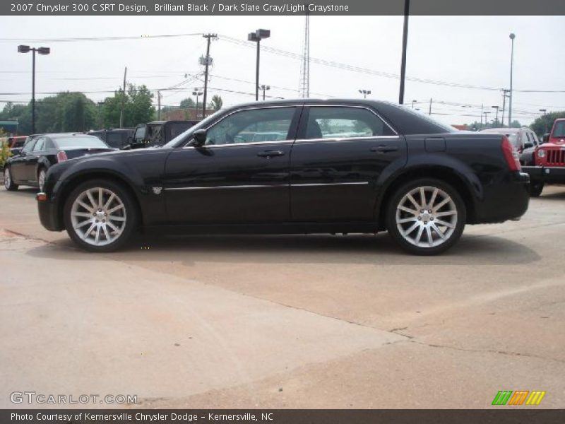 Brilliant Black / Dark Slate Gray/Light Graystone 2007 Chrysler 300 C SRT Design