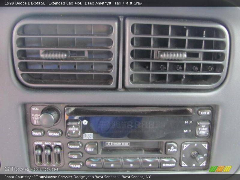 Deep Amethyst Pearl / Mist Gray 1999 Dodge Dakota SLT Extended Cab 4x4
