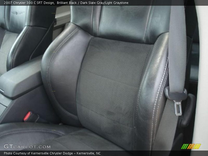 Brilliant Black / Dark Slate Gray/Light Graystone 2007 Chrysler 300 C SRT Design