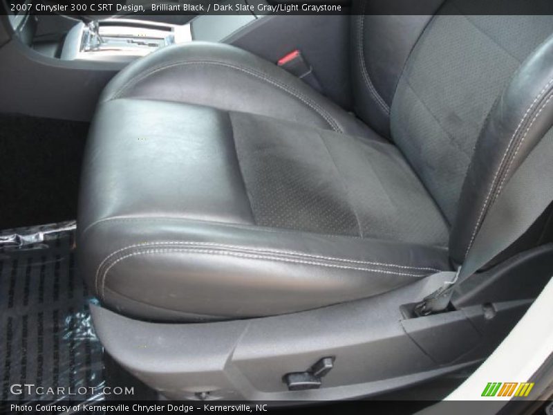 Brilliant Black / Dark Slate Gray/Light Graystone 2007 Chrysler 300 C SRT Design