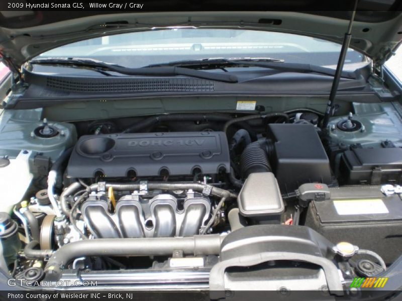 Willow Gray / Gray 2009 Hyundai Sonata GLS