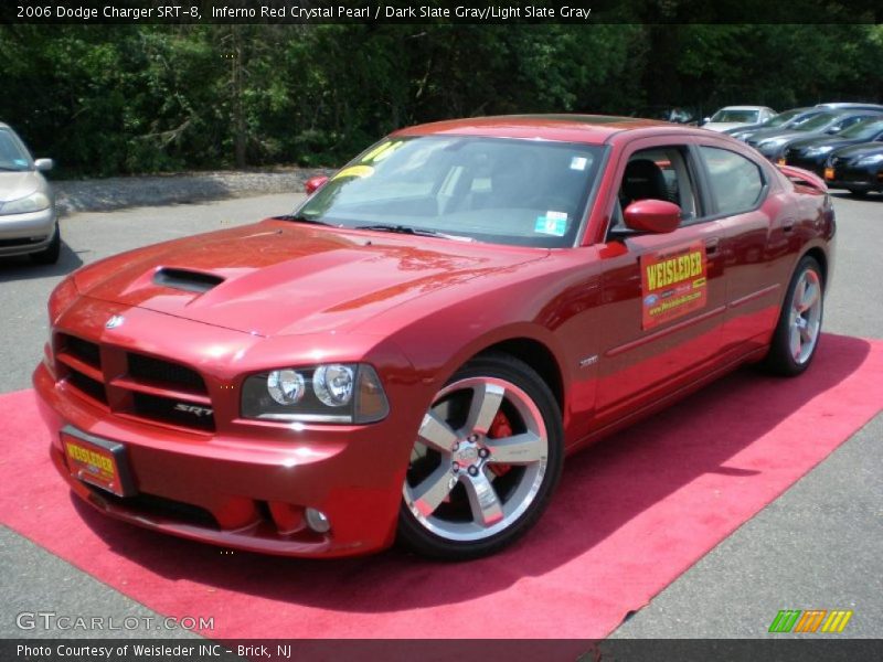 Inferno Red Crystal Pearl / Dark Slate Gray/Light Slate Gray 2006 Dodge Charger SRT-8