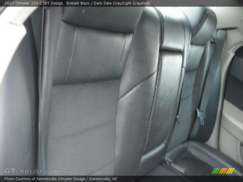 Brilliant Black / Dark Slate Gray/Light Graystone 2007 Chrysler 300 C SRT Design
