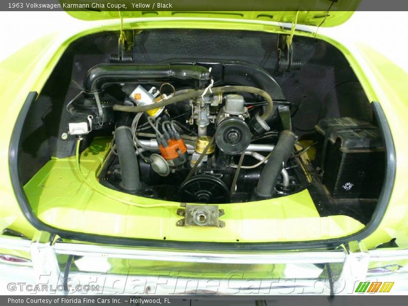 Yellow / Black 1963 Volkswagen Karmann Ghia Coupe