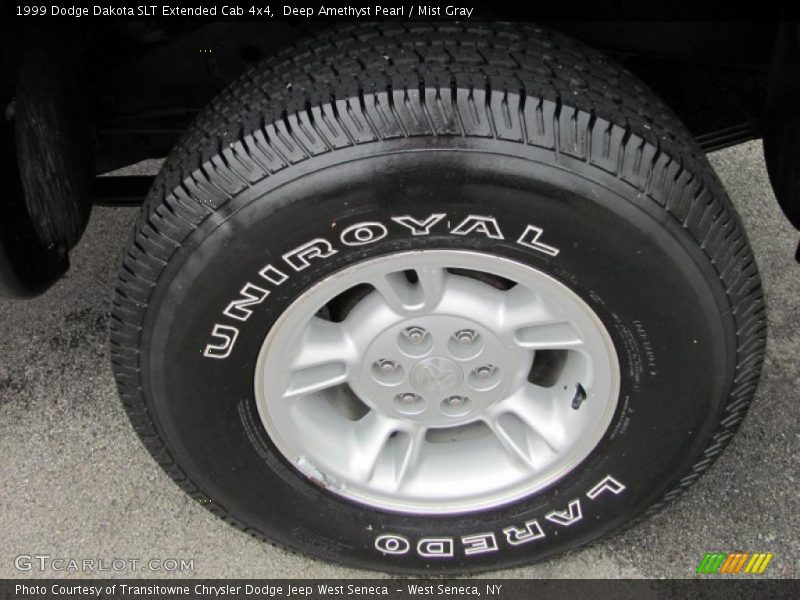 Deep Amethyst Pearl / Mist Gray 1999 Dodge Dakota SLT Extended Cab 4x4