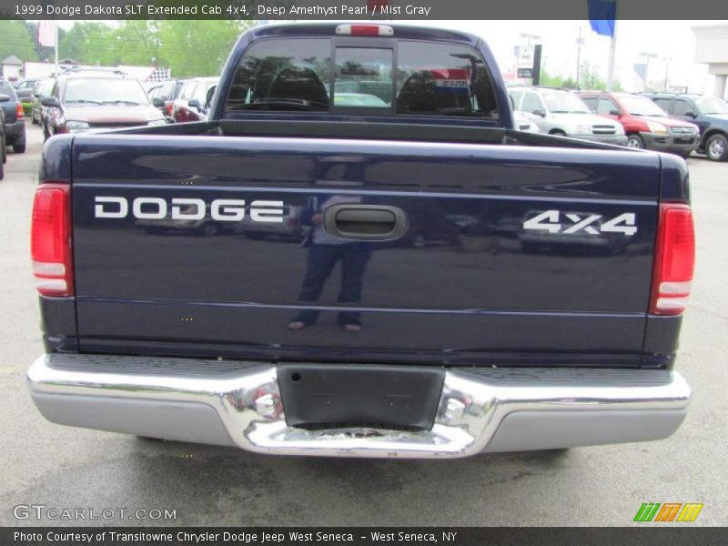 Deep Amethyst Pearl / Mist Gray 1999 Dodge Dakota SLT Extended Cab 4x4