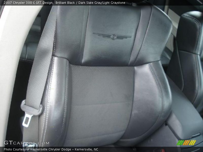 Brilliant Black / Dark Slate Gray/Light Graystone 2007 Chrysler 300 C SRT Design