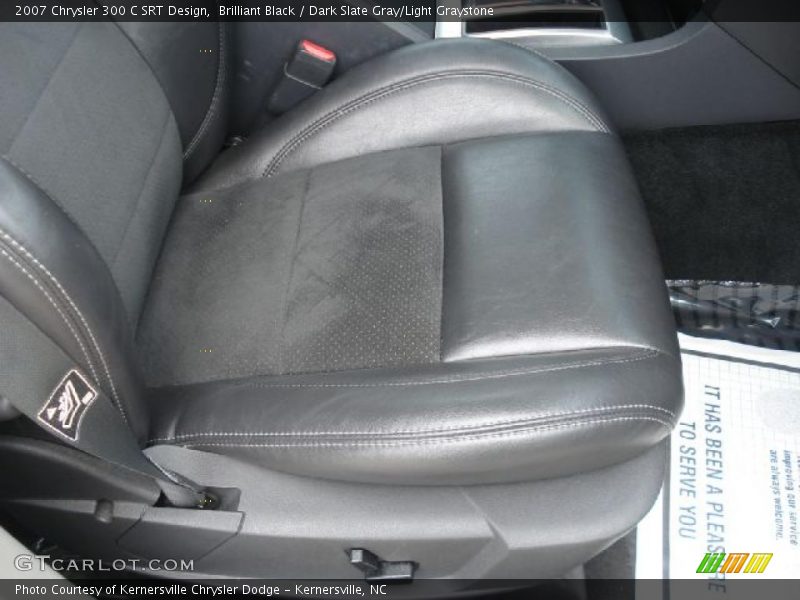 Brilliant Black / Dark Slate Gray/Light Graystone 2007 Chrysler 300 C SRT Design