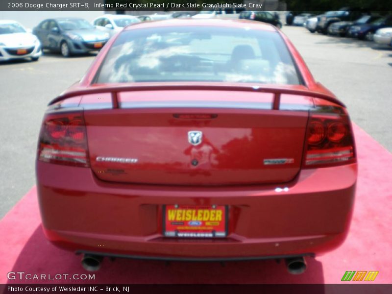 Inferno Red Crystal Pearl / Dark Slate Gray/Light Slate Gray 2006 Dodge Charger SRT-8