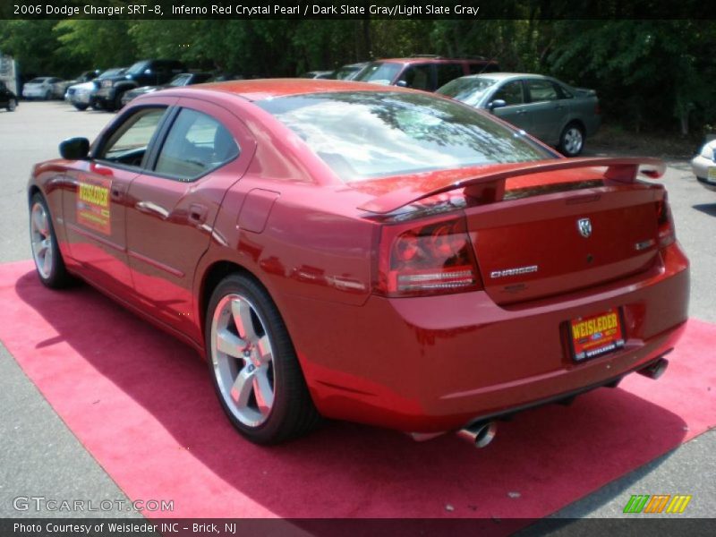 Inferno Red Crystal Pearl / Dark Slate Gray/Light Slate Gray 2006 Dodge Charger SRT-8