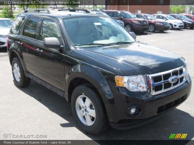 Tuxedo Black Metallic / Stone 2011 Ford Escape XLT
