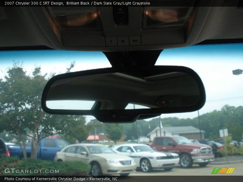Brilliant Black / Dark Slate Gray/Light Graystone 2007 Chrysler 300 C SRT Design