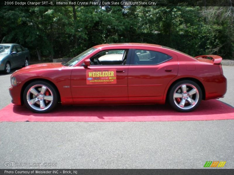 Inferno Red Crystal Pearl / Dark Slate Gray/Light Slate Gray 2006 Dodge Charger SRT-8