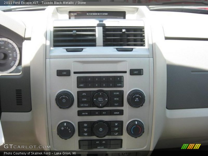 Tuxedo Black Metallic / Stone 2011 Ford Escape XLT