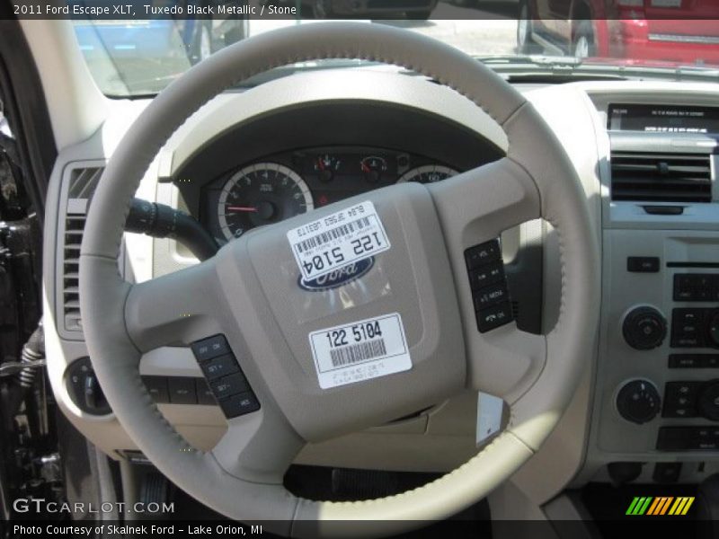 Tuxedo Black Metallic / Stone 2011 Ford Escape XLT