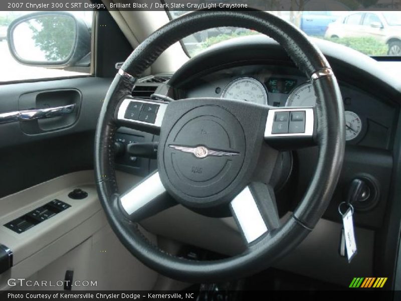 Brilliant Black / Dark Slate Gray/Light Graystone 2007 Chrysler 300 C SRT Design