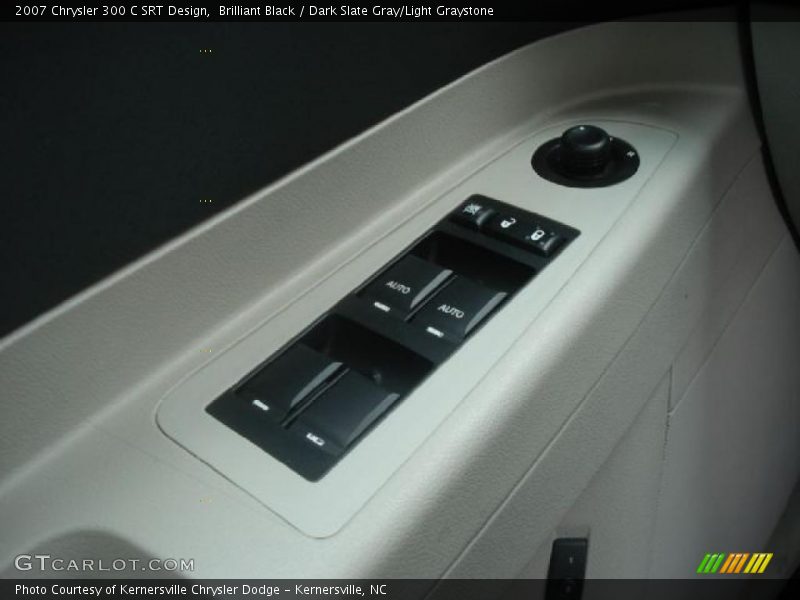 Brilliant Black / Dark Slate Gray/Light Graystone 2007 Chrysler 300 C SRT Design