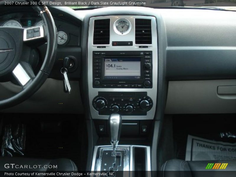 Brilliant Black / Dark Slate Gray/Light Graystone 2007 Chrysler 300 C SRT Design