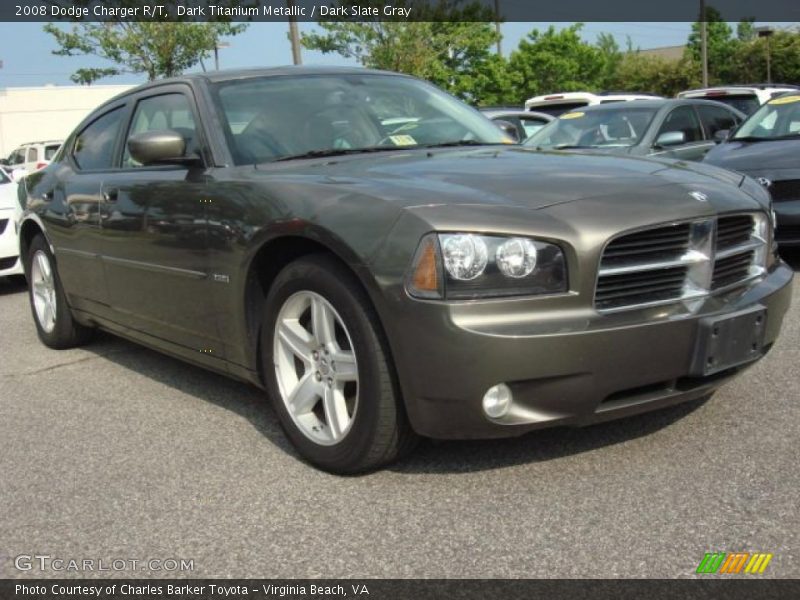 Dark Titanium Metallic / Dark Slate Gray 2008 Dodge Charger R/T