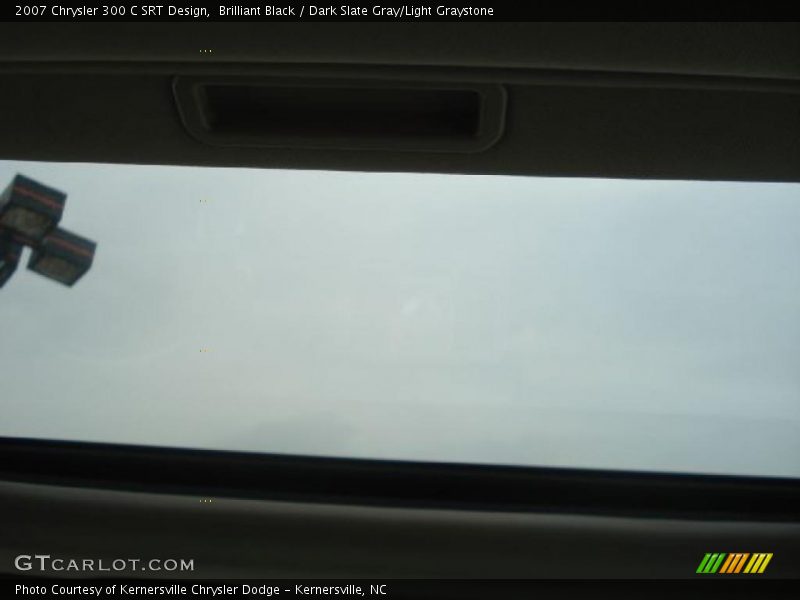 Brilliant Black / Dark Slate Gray/Light Graystone 2007 Chrysler 300 C SRT Design