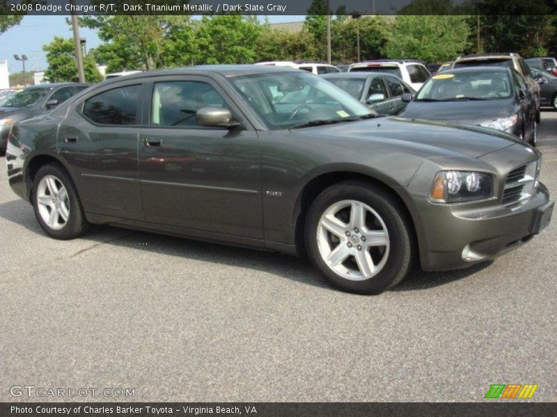 Dark Titanium Metallic / Dark Slate Gray 2008 Dodge Charger R/T