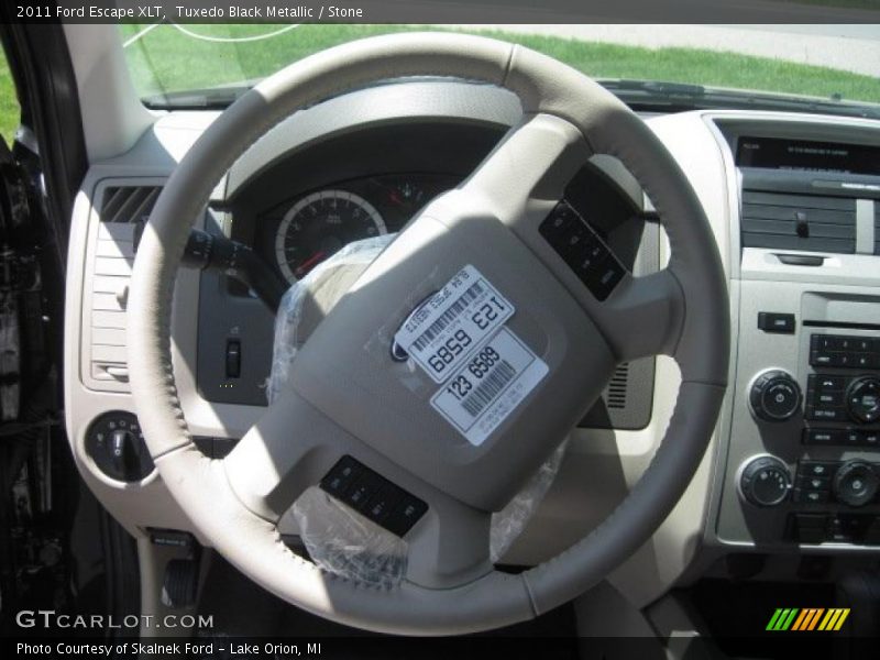 Tuxedo Black Metallic / Stone 2011 Ford Escape XLT