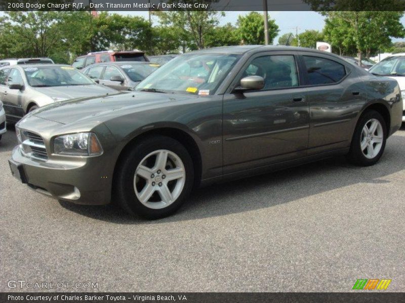 Dark Titanium Metallic / Dark Slate Gray 2008 Dodge Charger R/T