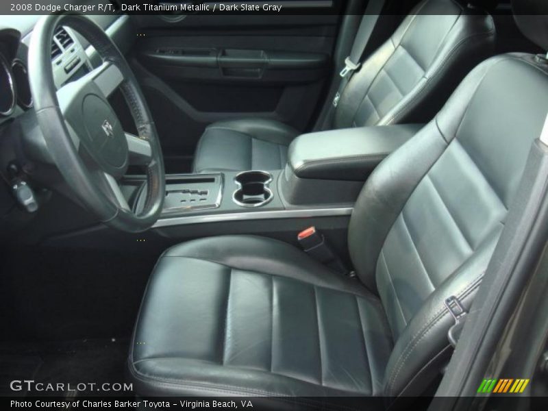 Dark Titanium Metallic / Dark Slate Gray 2008 Dodge Charger R/T