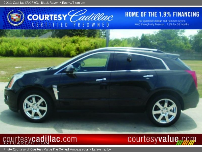 Black Raven / Ebony/Titanium 2011 Cadillac SRX FWD