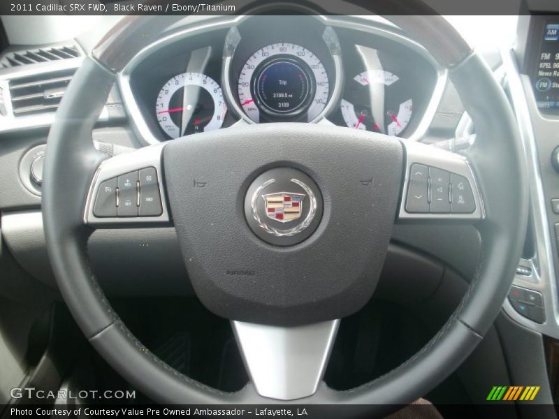 Black Raven / Ebony/Titanium 2011 Cadillac SRX FWD