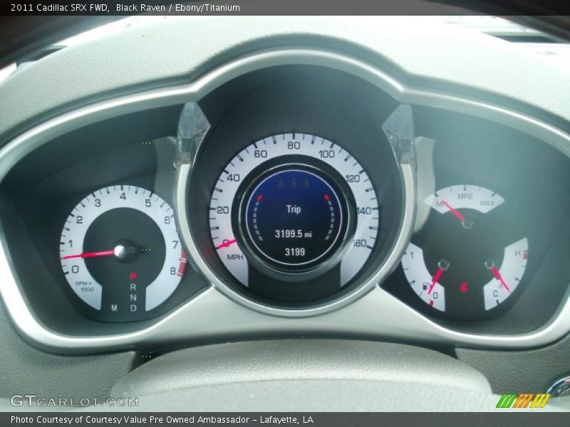 Black Raven / Ebony/Titanium 2011 Cadillac SRX FWD