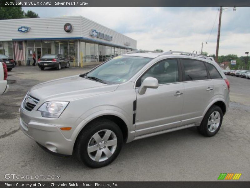 Silver Pearl / Gray 2008 Saturn VUE XR AWD