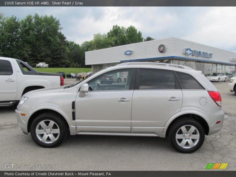 Silver Pearl / Gray 2008 Saturn VUE XR AWD