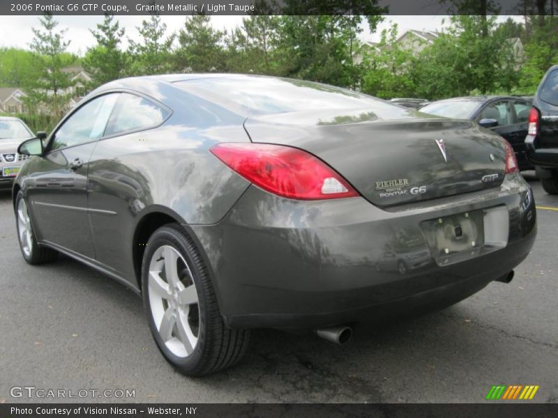 Granite Metallic / Light Taupe 2006 Pontiac G6 GTP Coupe