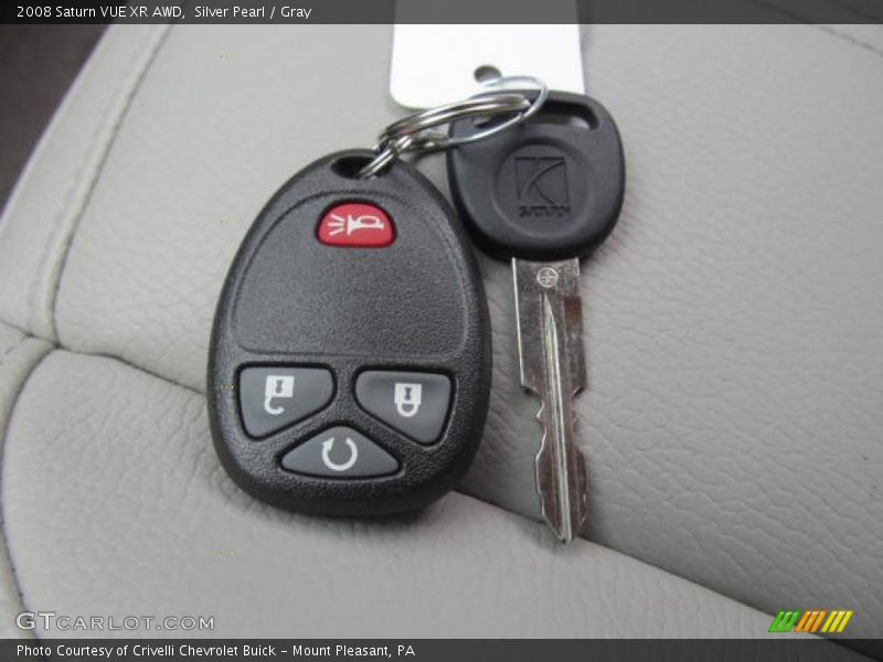 Silver Pearl / Gray 2008 Saturn VUE XR AWD