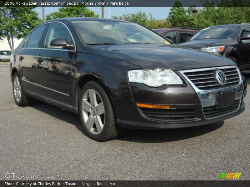 Mocha Brown / Pure Beige 2008 Volkswagen Passat Komfort Sedan
